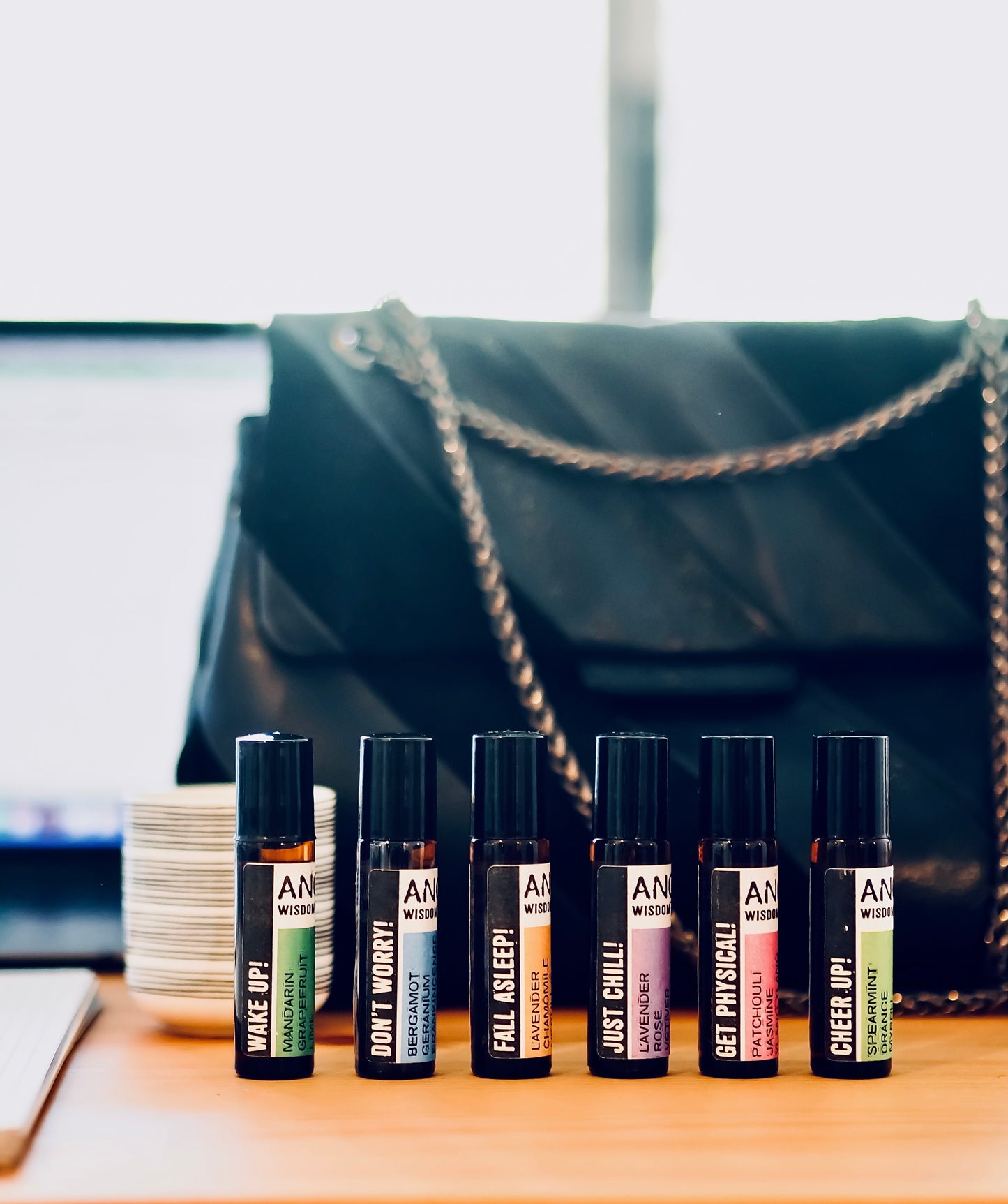 RELAXATION : Lavande, Rose, Vétiver - 10ml Roll On Mélange d'Huiles Essentielles