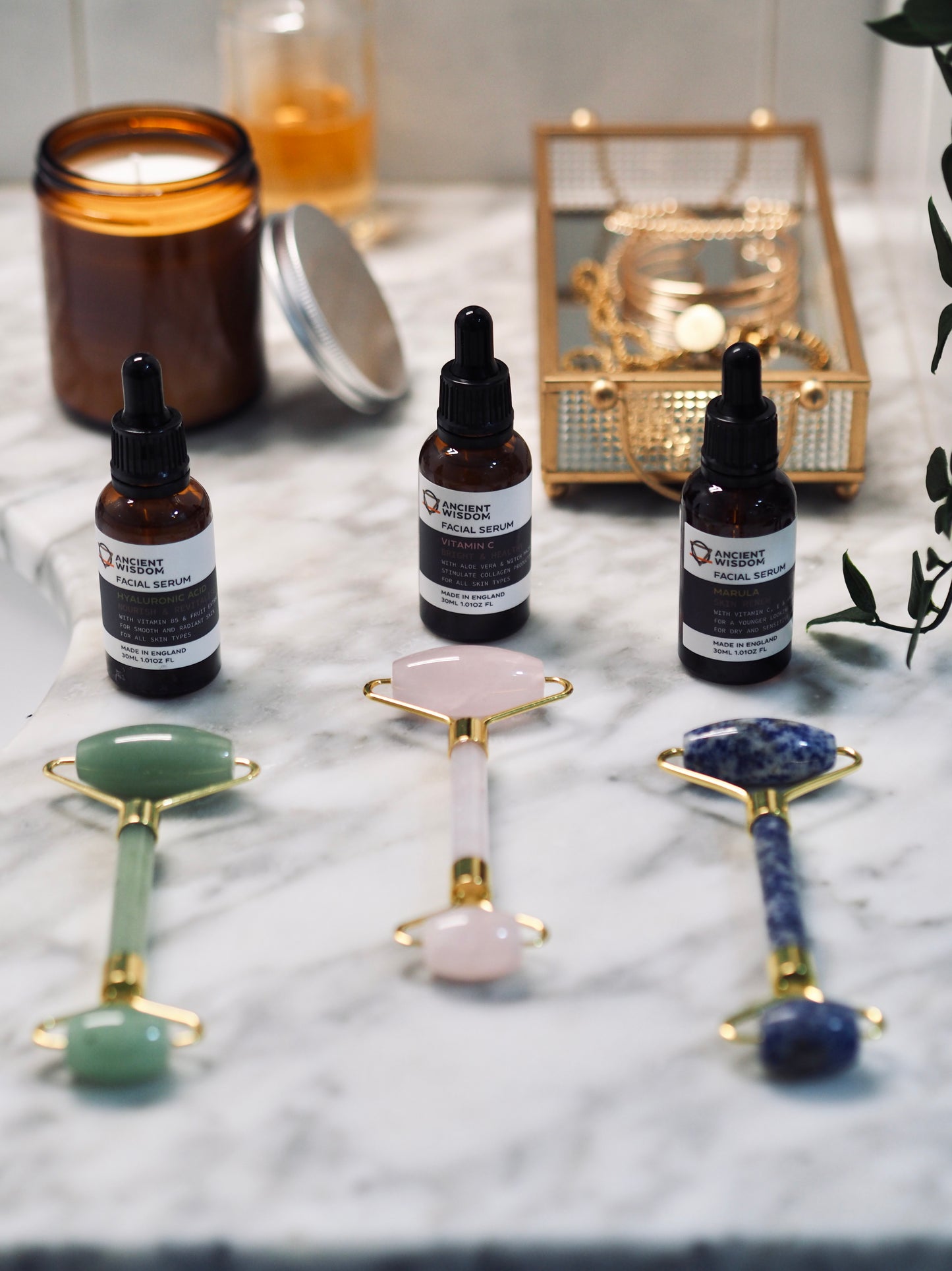 Jade Face Roller - Goodluck, Abundance & Prosperity