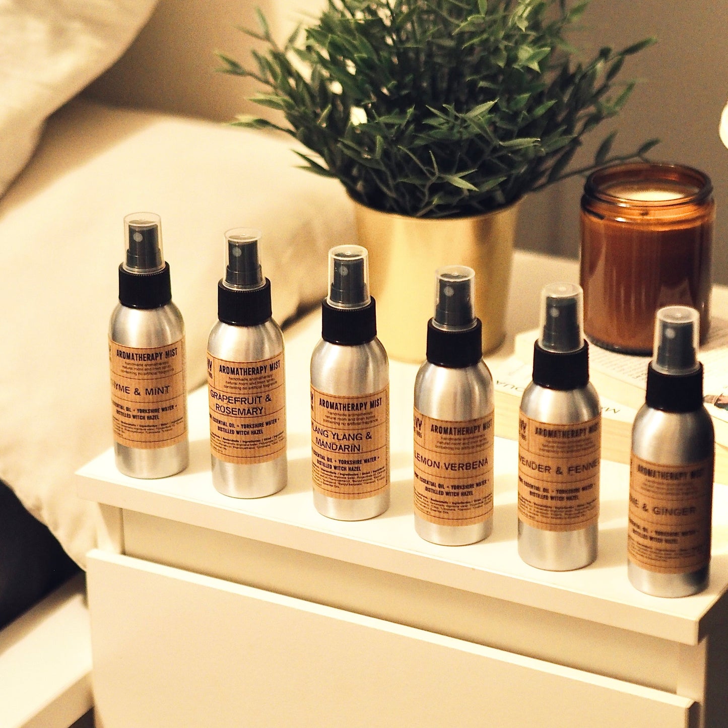 100ml Essential Oil Mist - Thyme and Mint