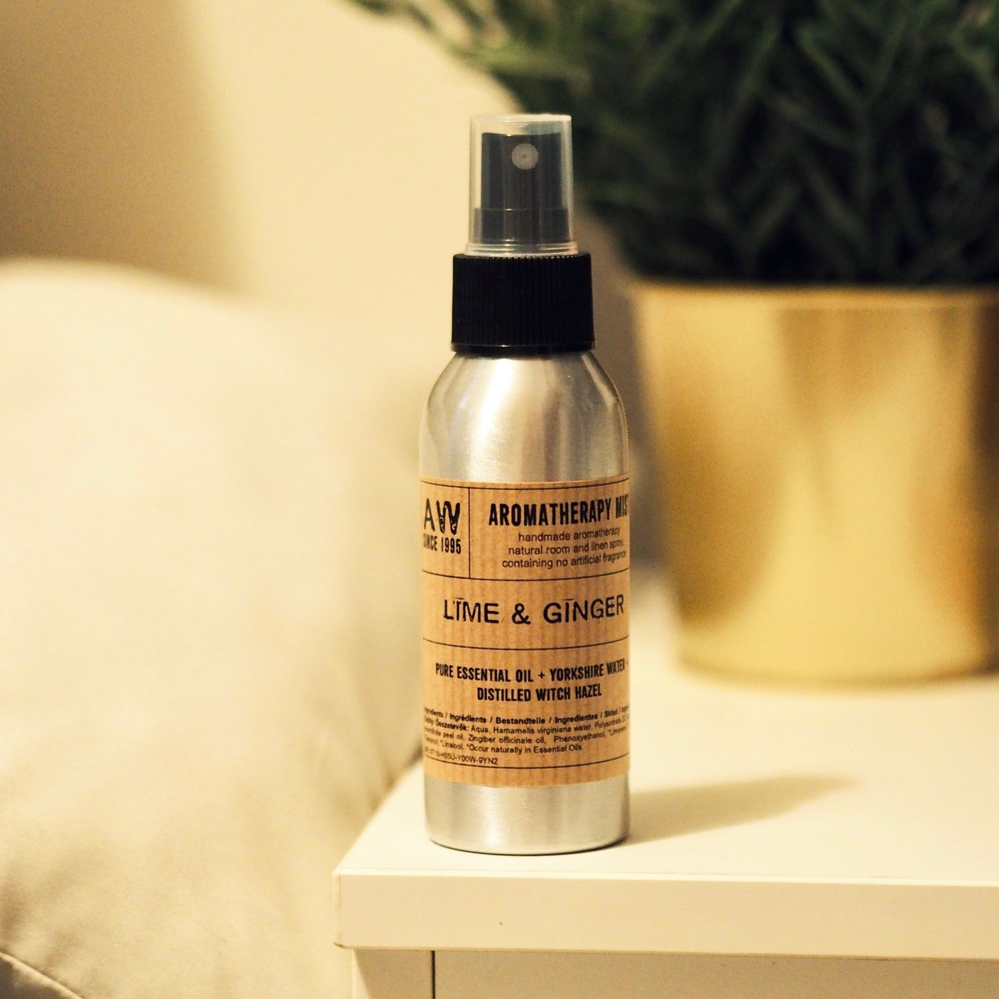 100ml Essential Oil Mist - Lime & Ginger