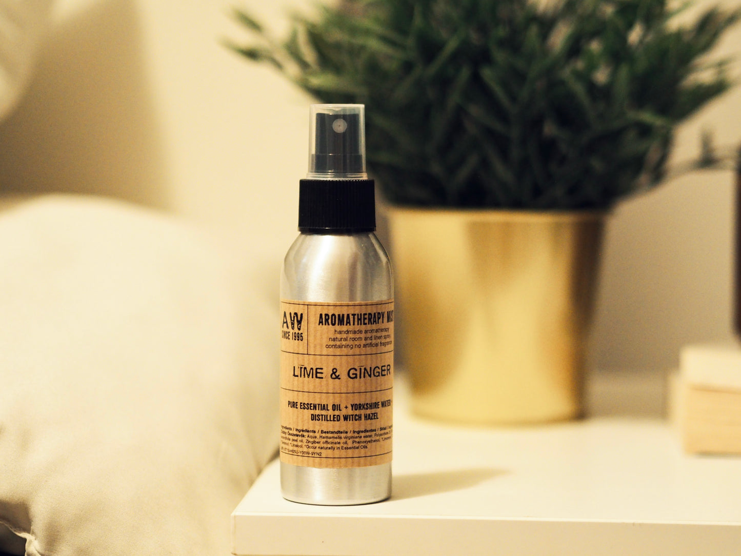 100ml Essential Oil Mist - Lime & Ginger