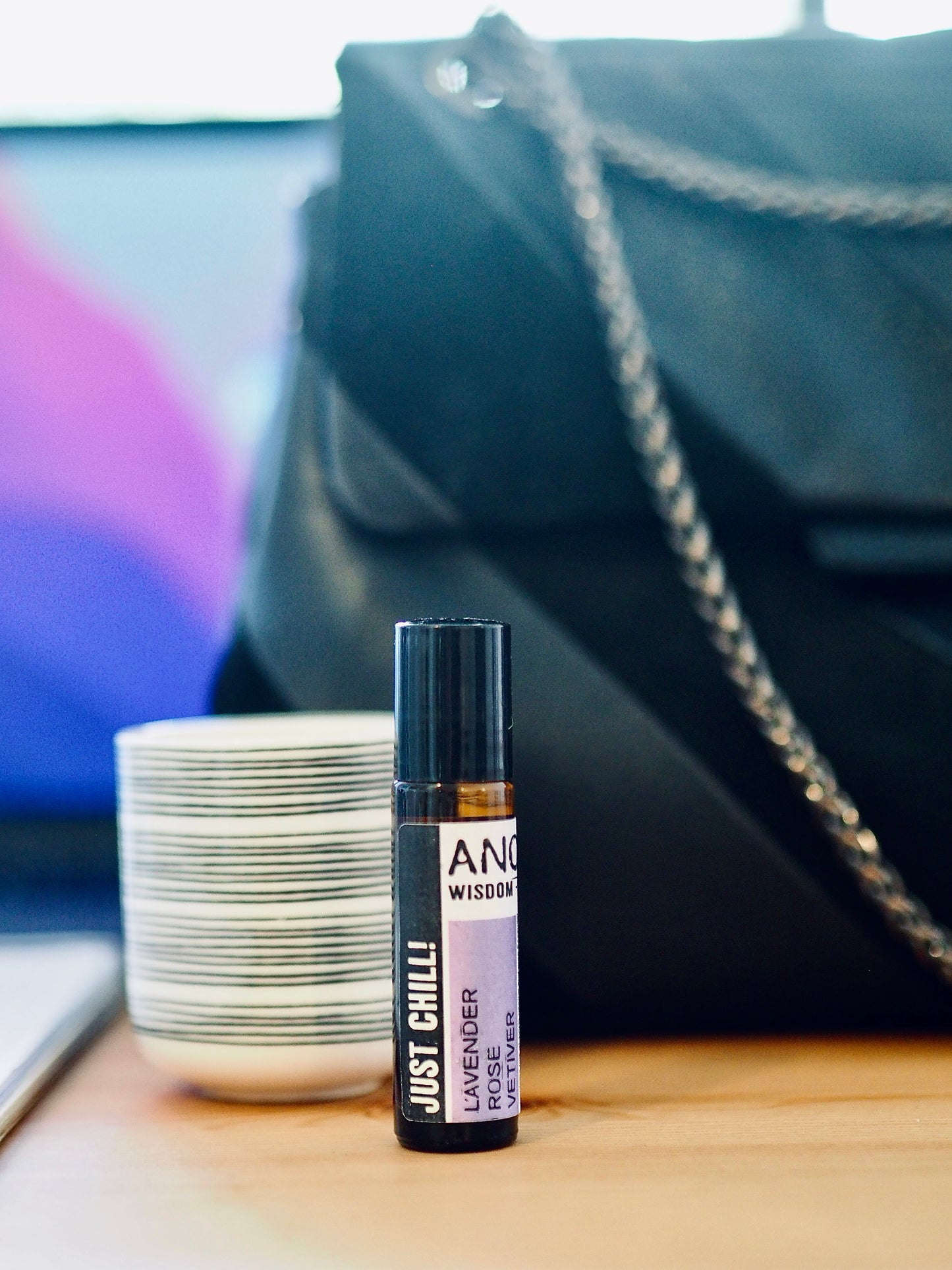 RELAXATION : Lavande, Rose, Vétiver - 10ml Roll On Mélange d'Huiles Essentielles