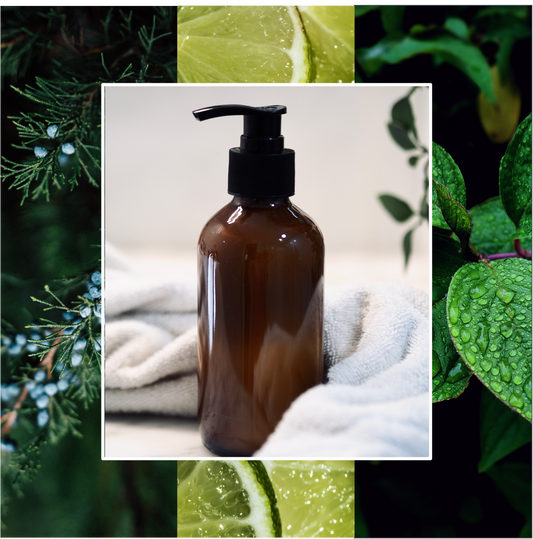 PROTECTION Lotion Mains & Corps 250ml : Génévrier, Citron Vert & Menthe Verte