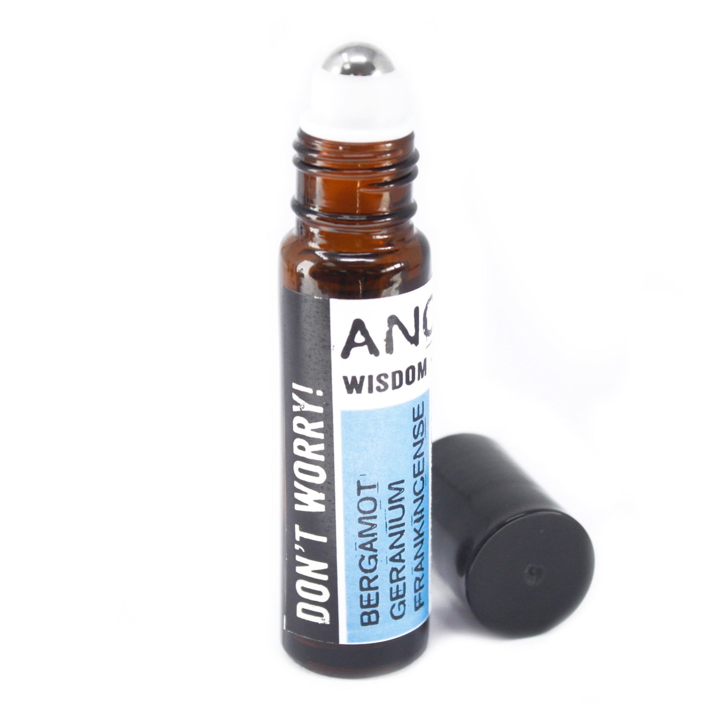 Don't Worry : Bergamot Geranium Frankinsense - 10ml Roll On Essential Oil Blend