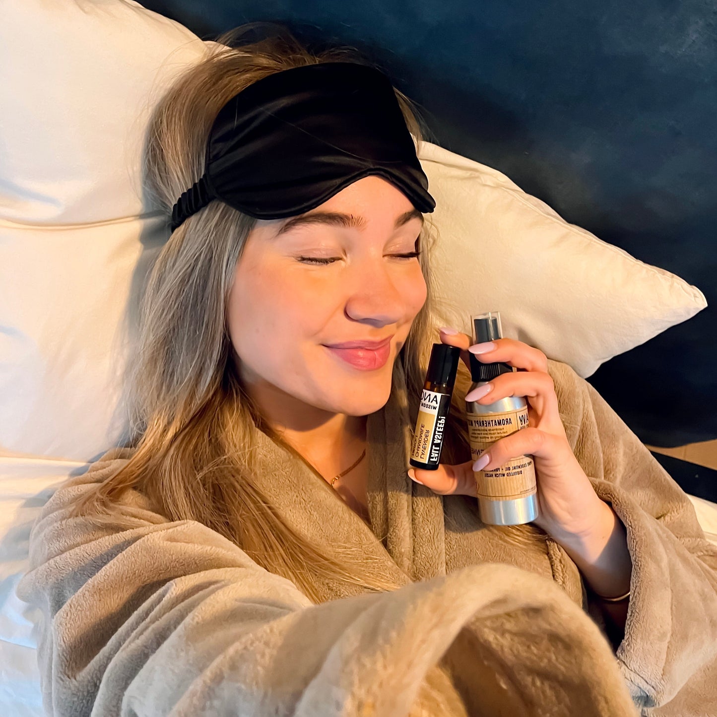 PEACEFUL SLEEP RITUAL: Fall Asleep Roll On + Sweet Dreams Pillow Mist + Sleep Easy Essential Oils Blend