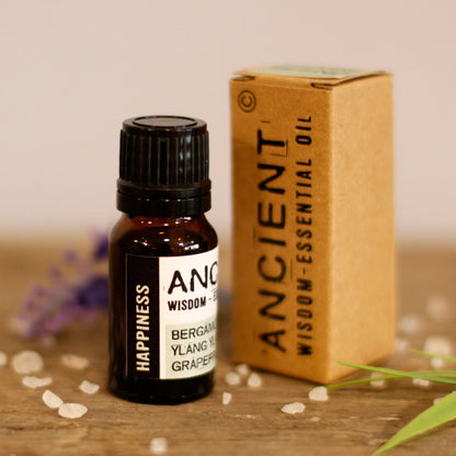 ENERGY AND MOOD BOOSTER RITUAL : Lemon Verbena Mist + Wake Up Roll on + Happiness Essential Oils Blend