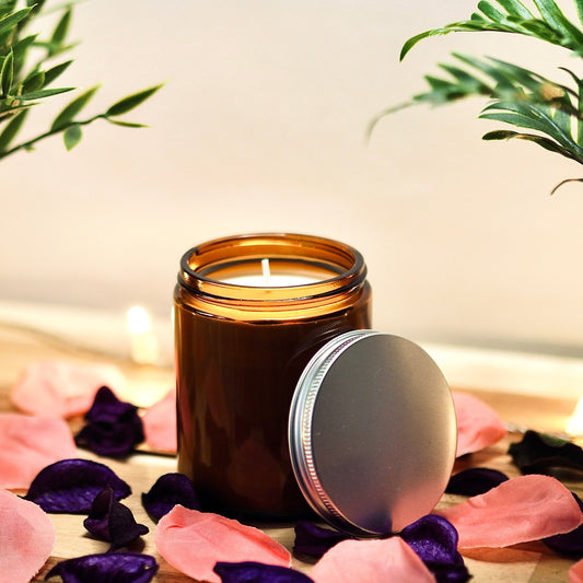 PEACE - Aromatherapy Soy Wax Candle : Lavender & Geranium