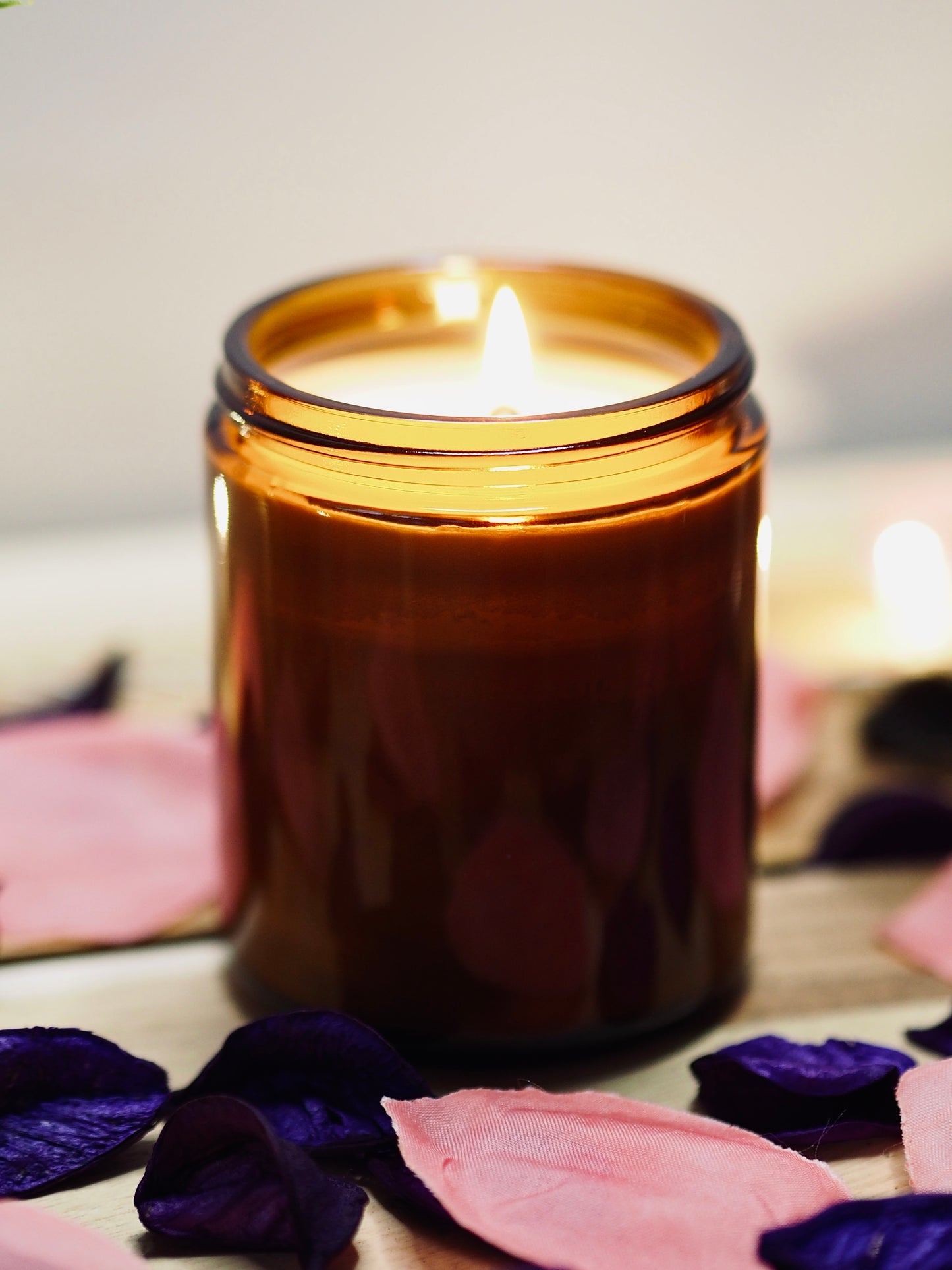 PEACE - Aromatherapy Soy Wax Candle : Lavender & Geranium