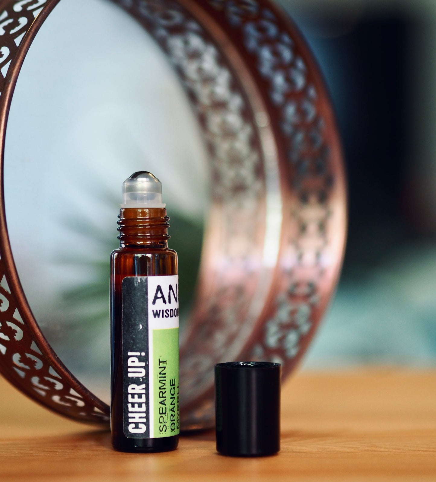 Cheer Up : Spearmint, Orange, Myrrh - 10ml Roll On Essential Oil Blend